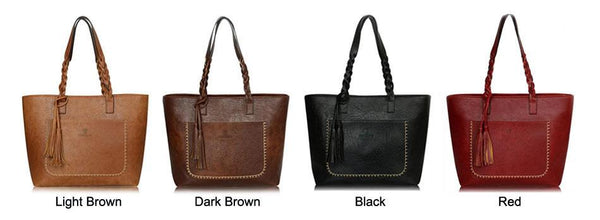 Classy Tassel Tote Handbag