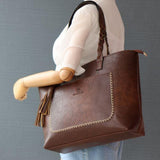 Classy Tassel Tote Handbag