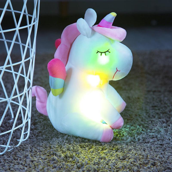 Color Changing LED Rainbow Plush Unicorn