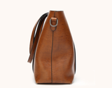 Exquisite Oil Wax Leather Handbag
