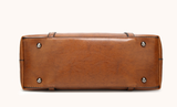 Exquisite Oil Wax Leather Handbag