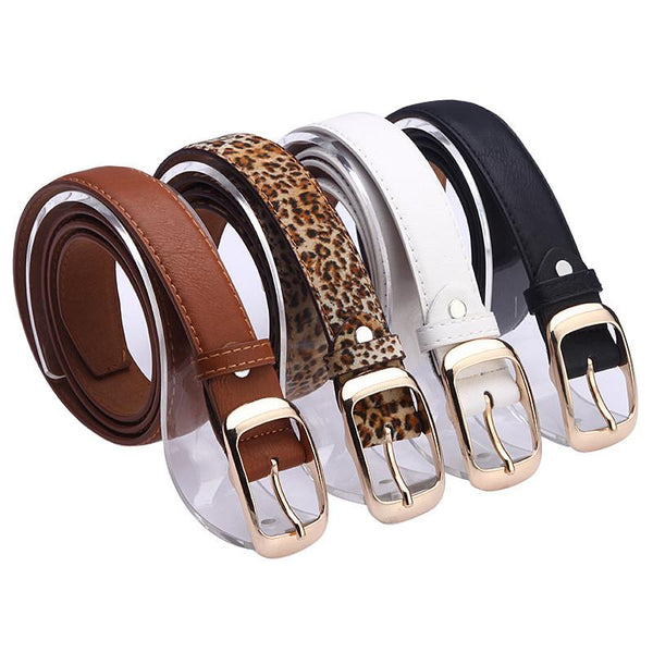 Women's Fashion Faux Leather Belt