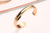 Groove Stainless Steel Open Bracelet