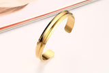 Groove Stainless Steel Open Bracelet