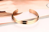 Groove Stainless Steel Open Bracelet