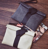 Bow Envelope Clutch Bag