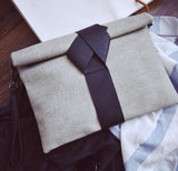 Bow Envelope Clutch Bag