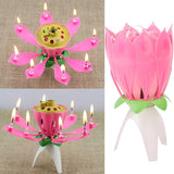 Lotus Birthday Candle