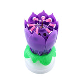 Lotus Birthday Candle