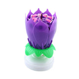 Lotus Birthday Candle