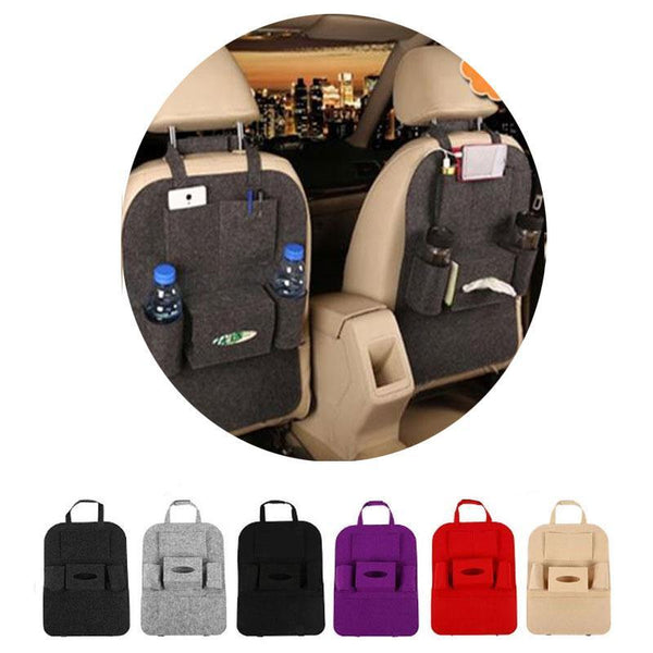Car Back Seat Storage Organizer