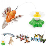 Rotating Butterfly/Bird Toy For Cats
