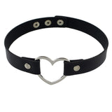 Steampunk Gothic Heart Choker Necklace