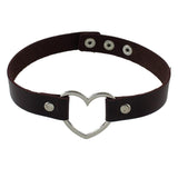 Steampunk Gothic Heart Choker Necklace