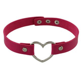 Steampunk Gothic Heart Choker Necklace