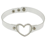 Steampunk Gothic Heart Choker Necklace