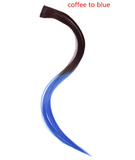 20" Long Straight Synthetic Clip-In Hair Extension