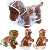Transparent Raincoat For Pet Dog