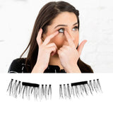 4pcs/Set Magnetic False Eyelashes