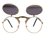 Vintage Steampunk Flip-Up Sunglasses