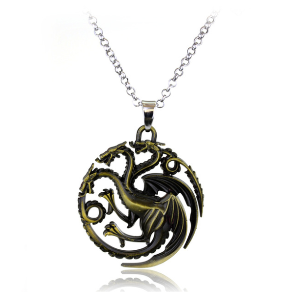 GoT 3 Dragon Necklace