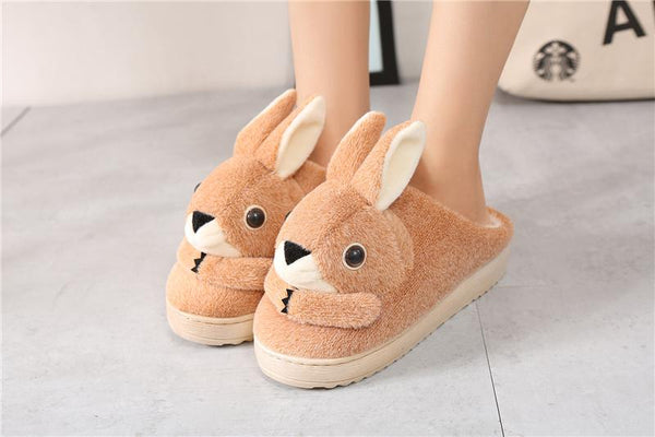Rabbit Plush Slippers