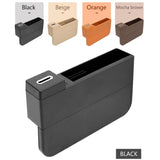 Car Seat Gap Storage Organizer with Wireless Charging