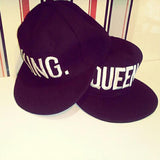 King & Queen Hip Hop Baseball Caps