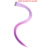 20" Long Straight Synthetic Clip-In Hair Extension