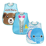 3pcs/Lot Super Cute Baby Bibs