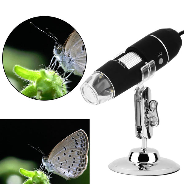 1000x Magnifier Camera 8-LED CMOS USB Digital Microscope