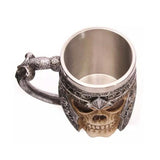 3D Viking Skull Warrior Mug
