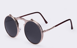 Vintage Steampunk Flip-Up Sunglasses