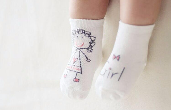 Baby Walker Cotton Anti-Slip Socks For Boys And Girls