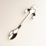 Stainless Steel Cat Coffee Spoon