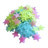 100pcs/lot Glowing Wall Star Stickers Kids Bedroom Home Decor