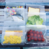 Reusable Leakproof Silicone Food Storage Ziplock Bag BPA Free