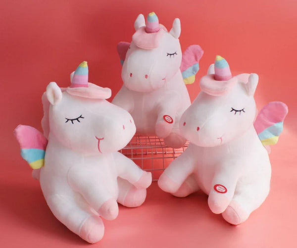 Color Changing LED Rainbow Plush Unicorn