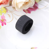 Synthetic Wig Bun Head Band