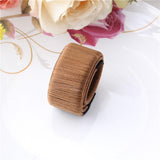 Synthetic Wig Bun Head Band
