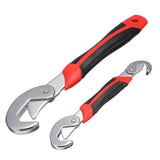2pcs/Set Universal Multi-Function Adjustable Wrench Spanner