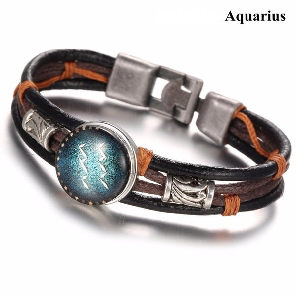 Zodiac Snap Button Bracelet