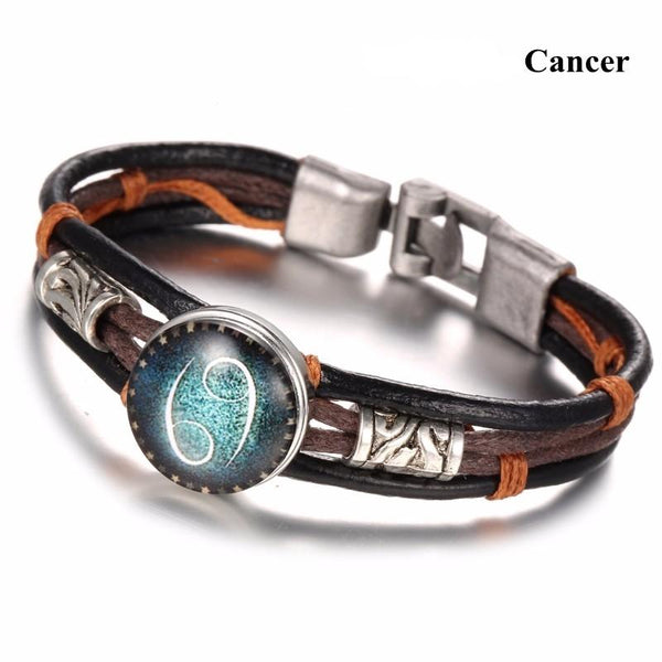 Zodiac Snap Button Bracelet