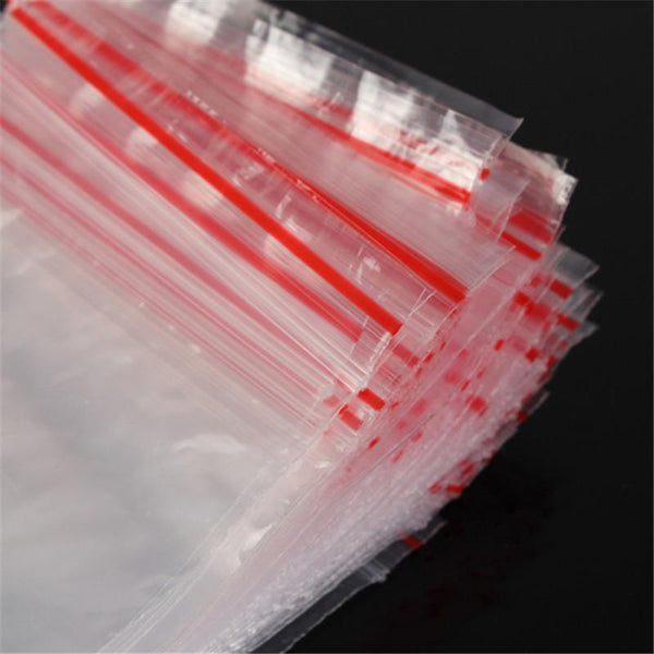 100pcs Zip Lock Bag For Home Sundries Storage