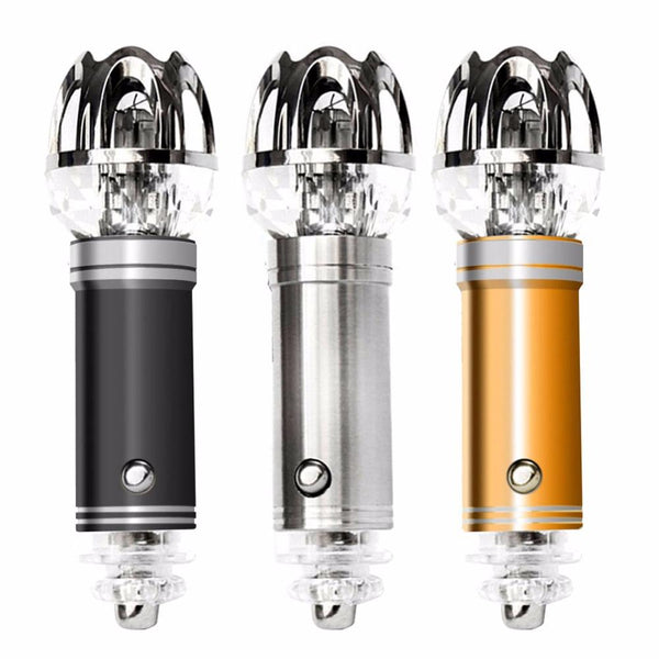 Car Ionic Air Purifier - Remove Dust, Pollen, Smoke and Bad Odors