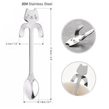 Stainless Steel Cat Coffee Spoon