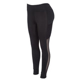 Full Length High Waist Elastic Leggings With Pocket