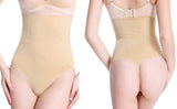 Sexy High Waist Tummy Tuck Waist Shaping Butt Lifter Thong Panty