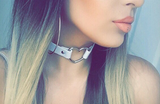 Steampunk Gothic Heart Choker Necklace