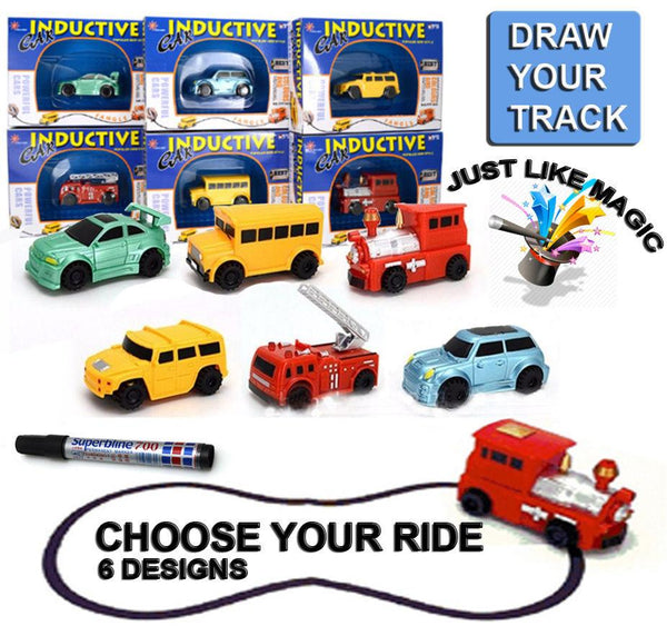 Draw And Play Inductive Toy Car